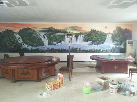 怀远墙绘-写实风景