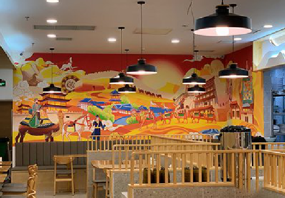 怀远商业空间彩绘介绍。