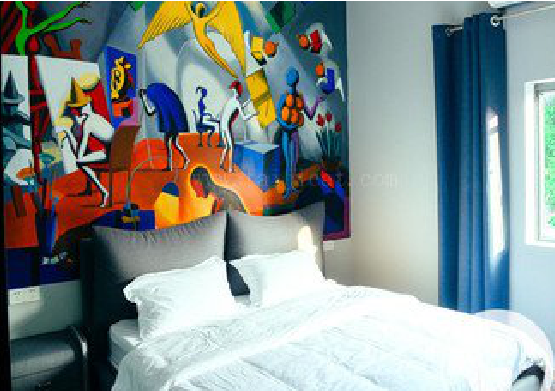 怀远对于酒店的墙体彩绘而言更注重哪些方面？