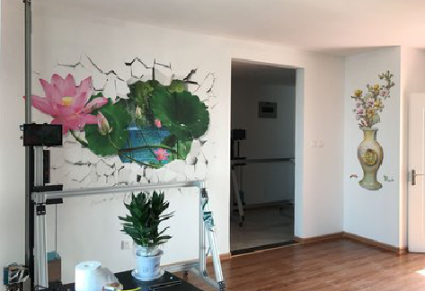 怀远墙体彩绘相比墙纸的优势。