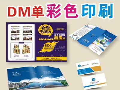 怀远单页印刷，色彩搭配简单。