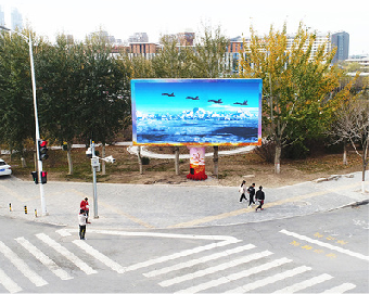 怀远户外大屏广告投放要点。