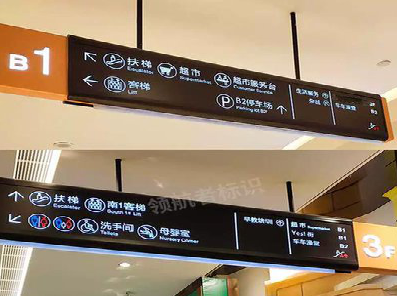 怀远如何通过商场标识牌引导客流分布？