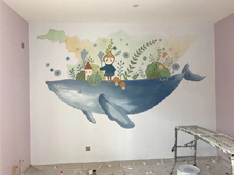 怀远手绘墙的特点及优势。